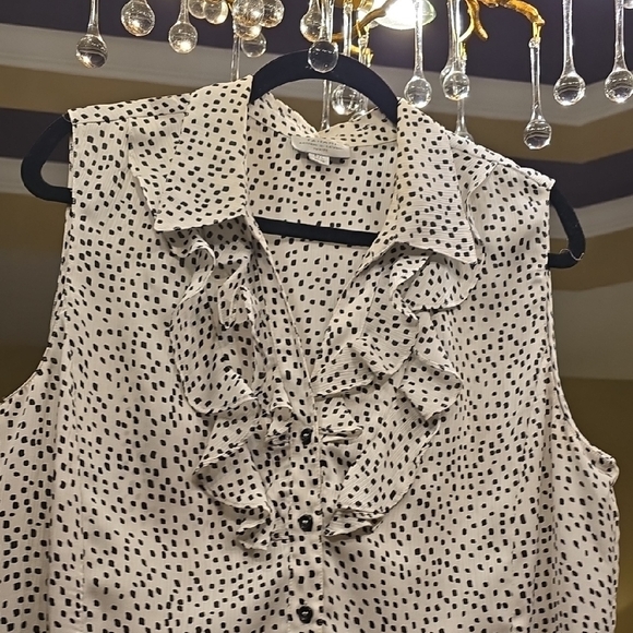 Tahari Women's Blouse Set - Black, Purple, Yellow - Picture 4 of 16